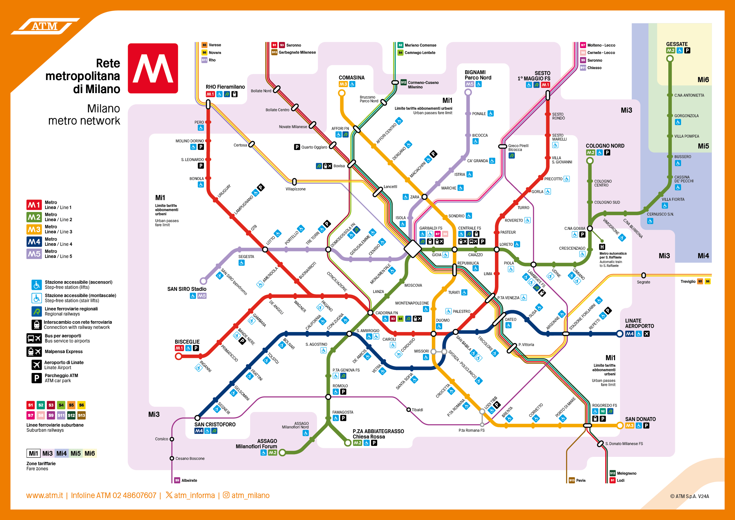 Mappa Metropolitana Milano